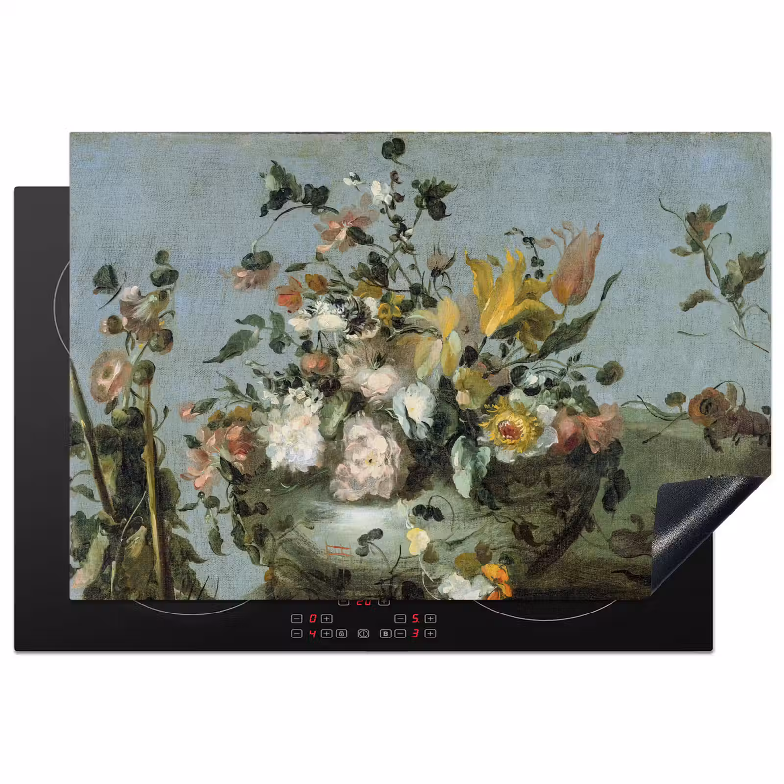 Inductie beschermer - Bloemen - Oude Meesters - Olieverf — 1