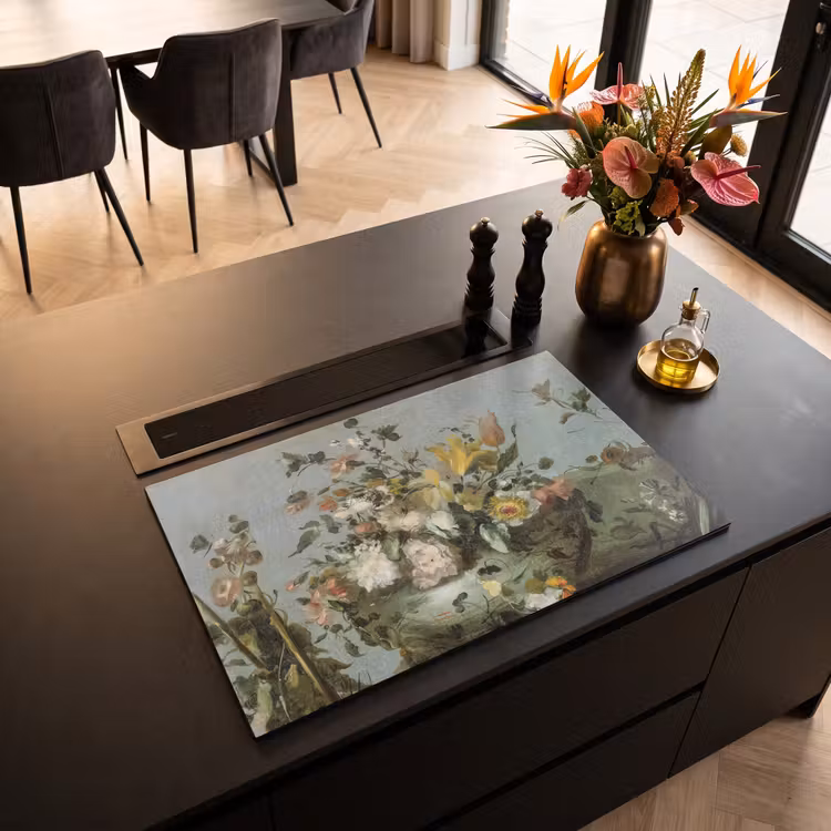Inductie beschermer - Bloemen - Oude Meesters - Olieverf — 3
