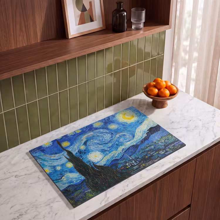 Inductie beschermer - De sterrennacht - Vincent van Gogh — 4