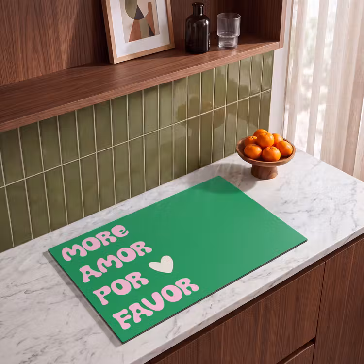 Inductie beschermer - Amor - Valentijn - Groen - Tekst — 4