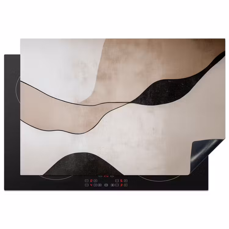 Inductie beschermer - Contourlijnen - Abstracte landschap — 1