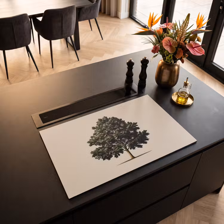 Inductie beschermer - Eikenboom - Schaduw - Egaal — 3
