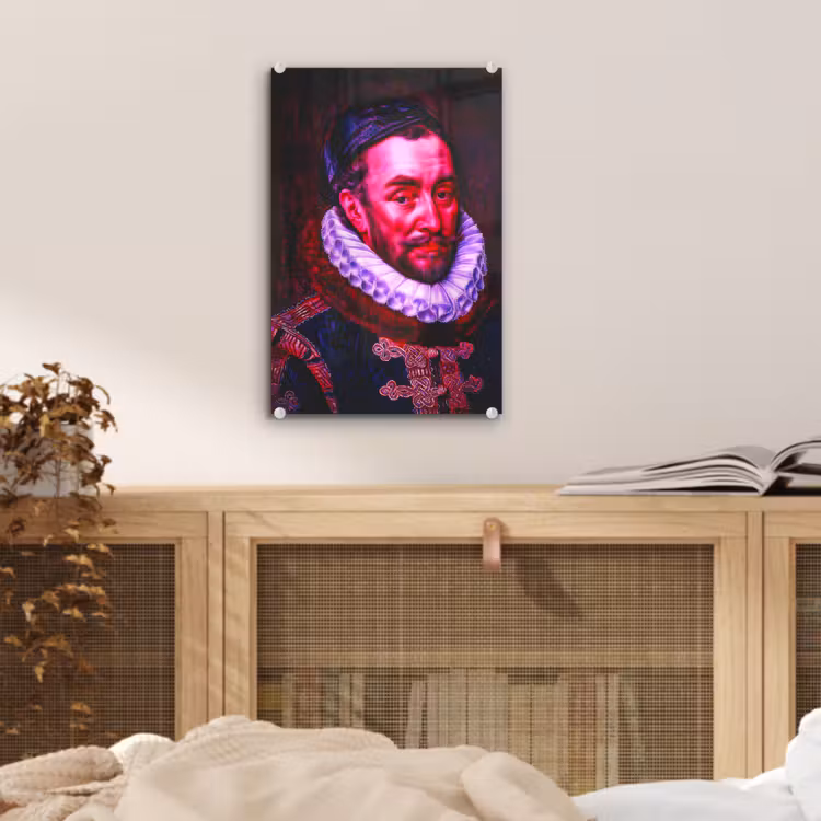 Glas schilderij - Willem van Oranje - Adriaen Thomasz - Oude meesters — 4