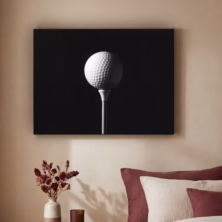 Art Frame - Golfbal - Minimalistisch - Wit — 2