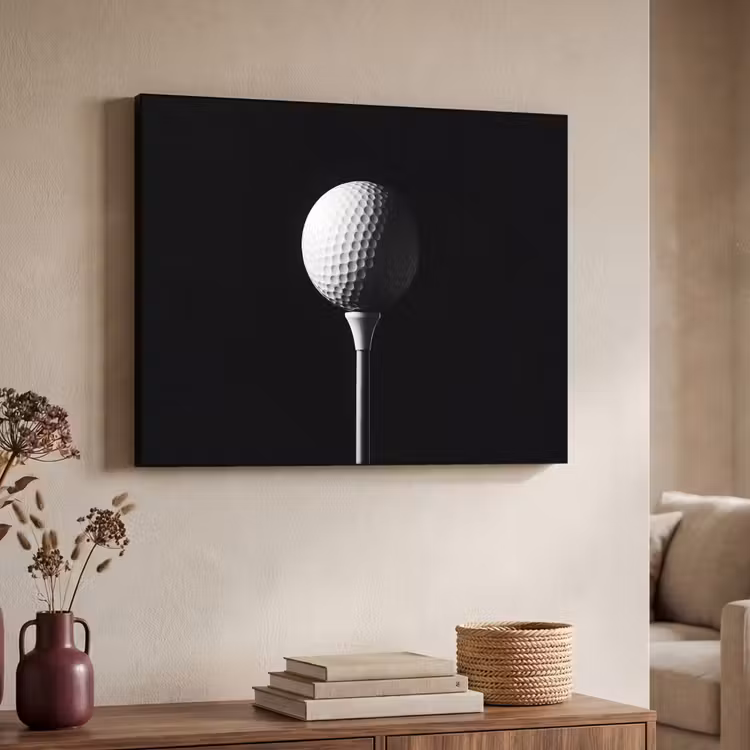 Art Frame - Golfbal - Minimalistisch - Wit — 4