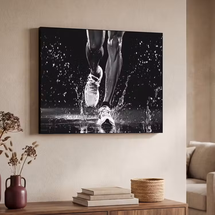 Art Frame - Hardloopschoenen - Rennen - Druppels - Zwart — 4