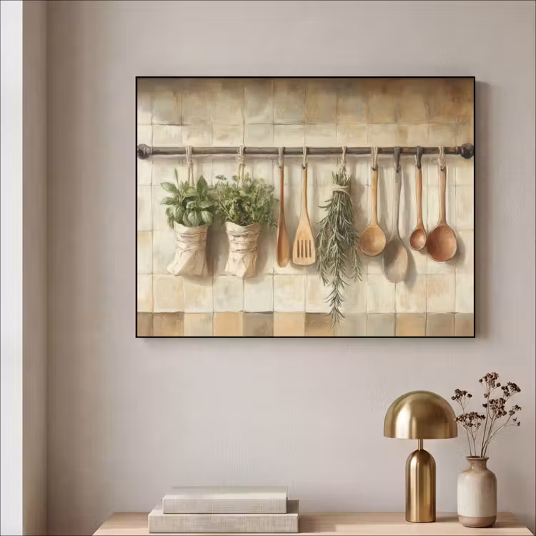 Art Frame - Hout - Keukengerei - Stilleven - Tegels — 3