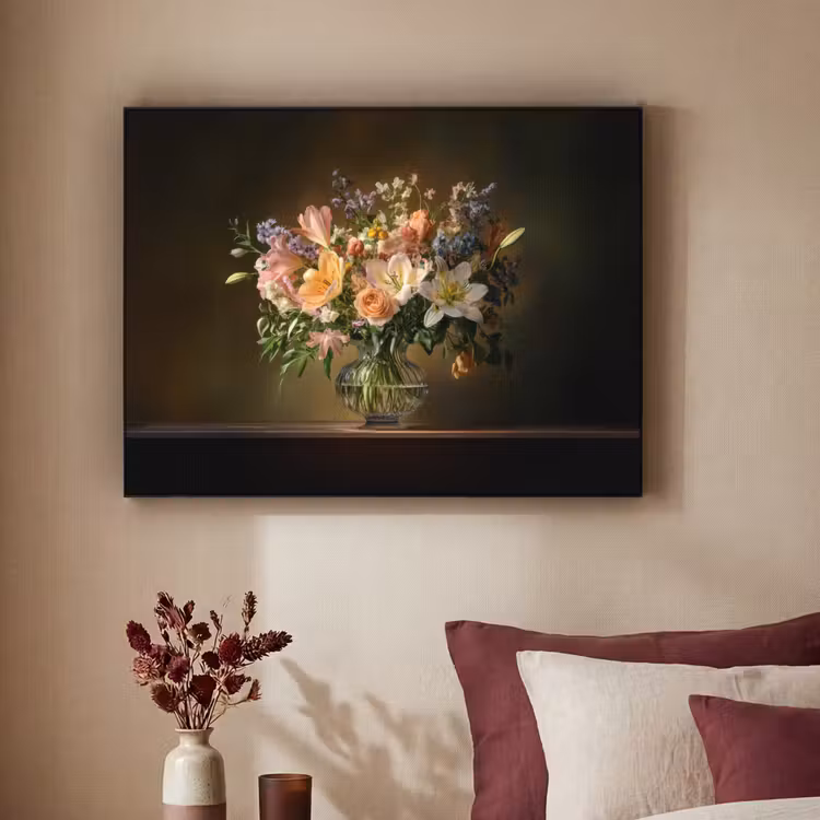Art Frame - Glazen - Bloemen - Boeket - Kleuren — 2
