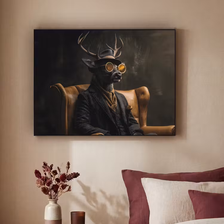 Art Frame - Hert - Zonnebril - Zwart - Pak — 2