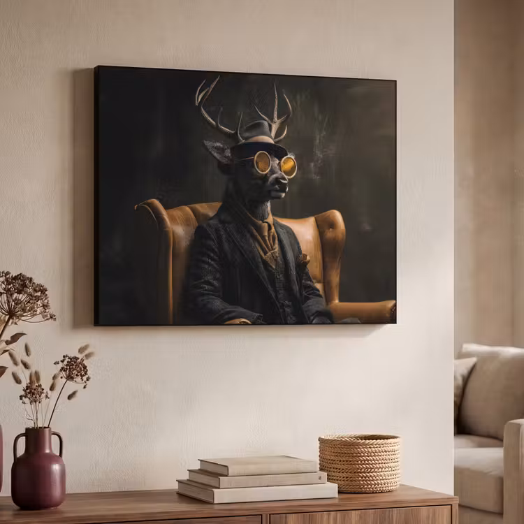 Art Frame - Hert - Zonnebril - Zwart - Pak — 4