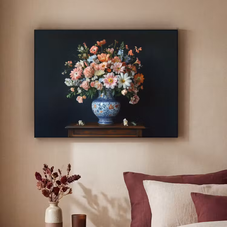 Art Frame - Hout - Vaas - Kleuren - Bloemen — 2