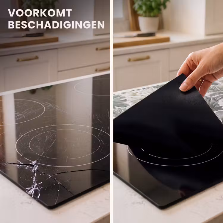Inductie beschermer - Bladeren - Botanisch - Groen — 1