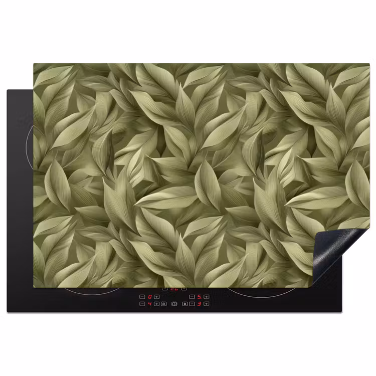 Inductie beschermer - Bladeren - Modern - Groen — 2