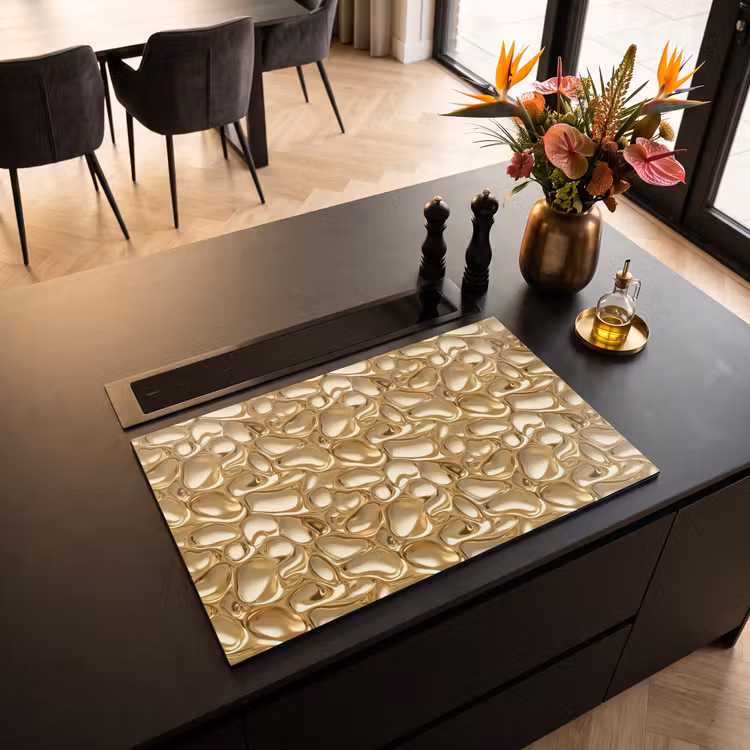 Inductie beschermer - Abstract - Modern - Goud — 3