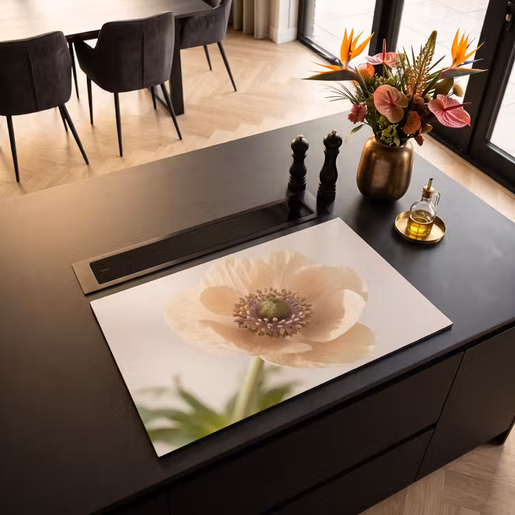 Inductie beschermer - Bloem - Minimalistisch - Groen — 3