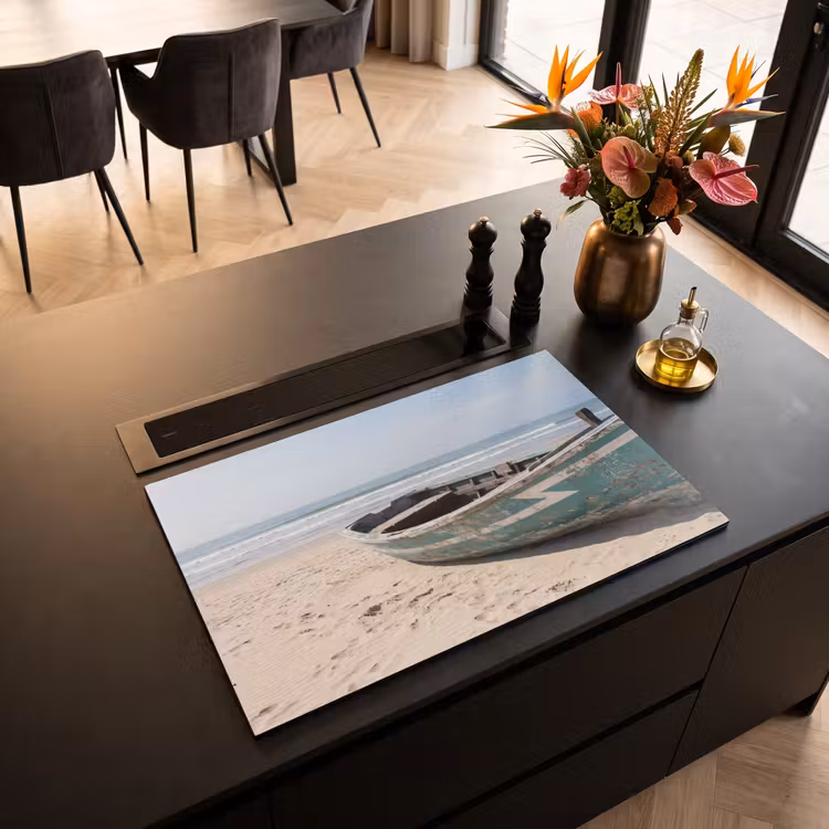 Inductie beschermer - Boot - Zandstrand - Zee — 3