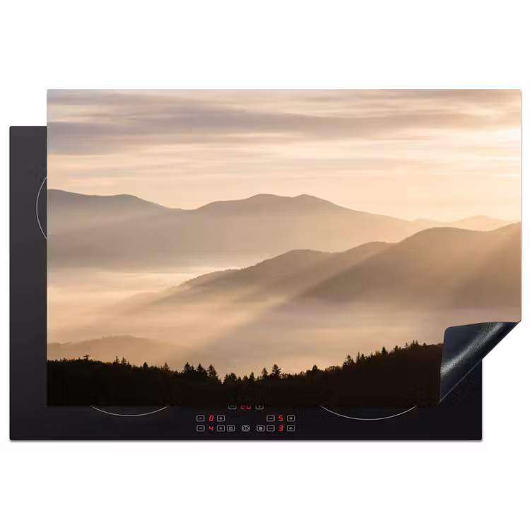 Inductie beschermer - Bergen - Mist - Zonnestralen — 2