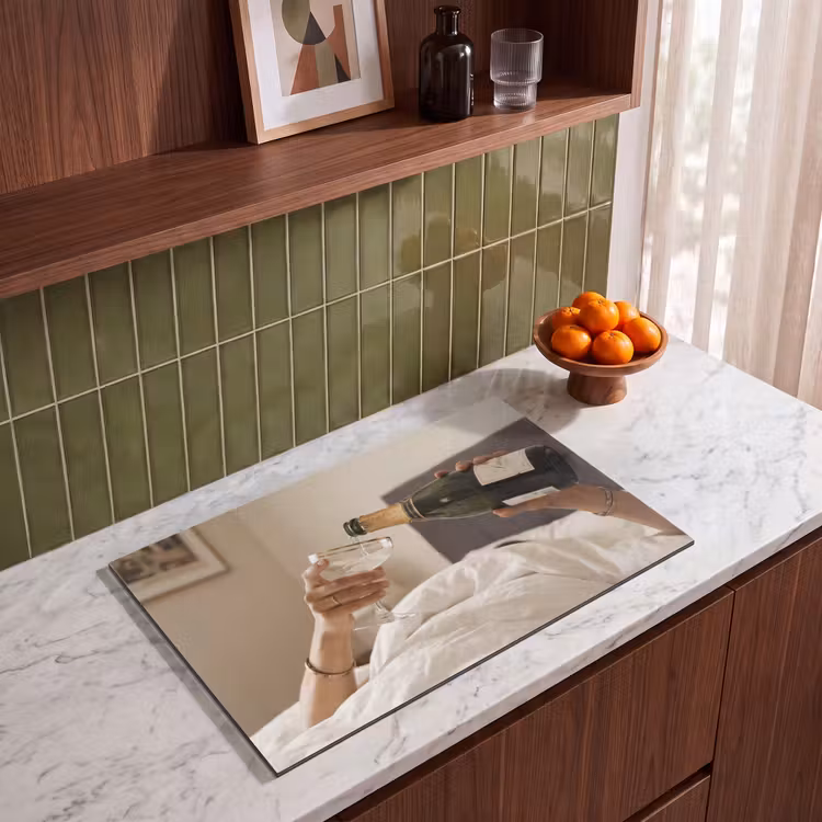 Inductie beschermer - Champagne - Bed - Bubbels — 4