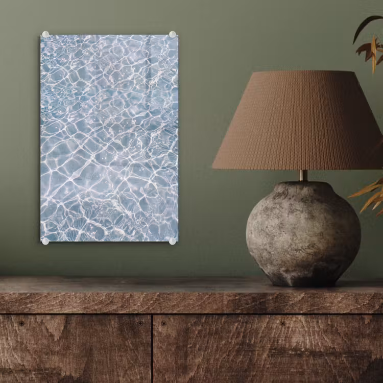 Glas schilderij - Water - Reflectie - Zonlicht — 4