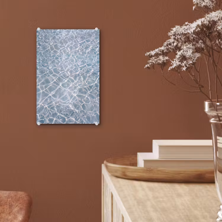 Glas schilderij - Water - Reflectie - Zonlicht — 6