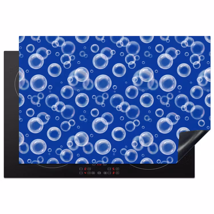 Inductie beschermer - Bubbels - Patroon - Blauw — 2