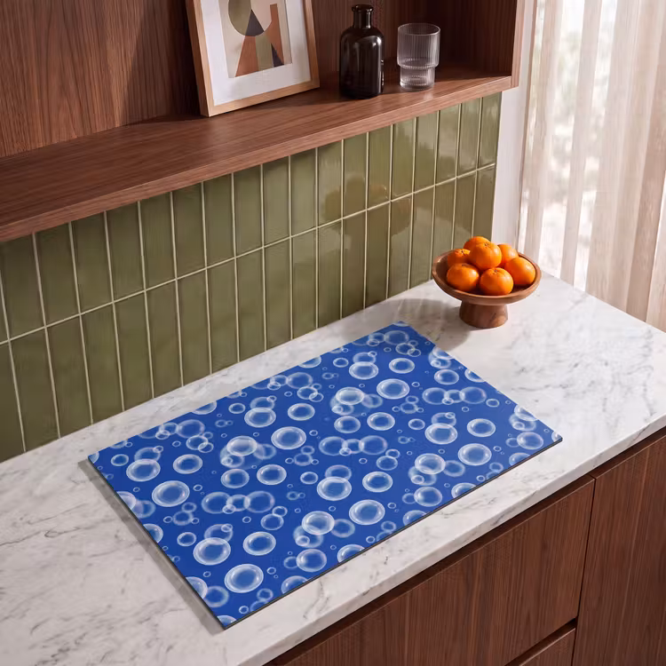 Inductie beschermer - Bubbels - Patroon - Blauw — 4