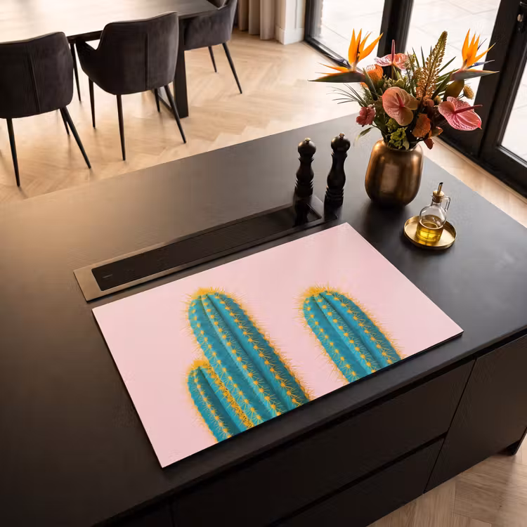 Inductie beschermer - Cactussen - Modern - Pastel — 3