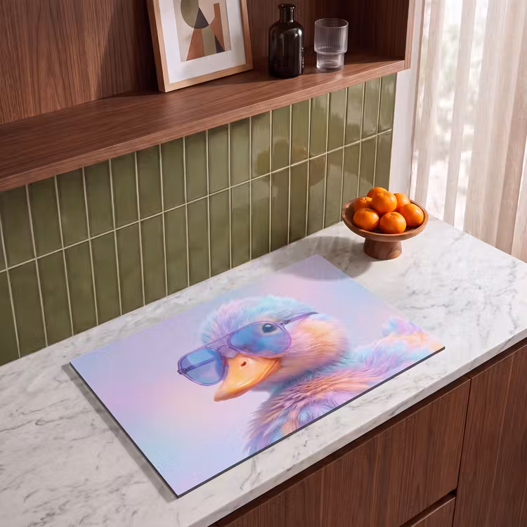 Inductie beschermer - Eend - bril - Pastel — 4