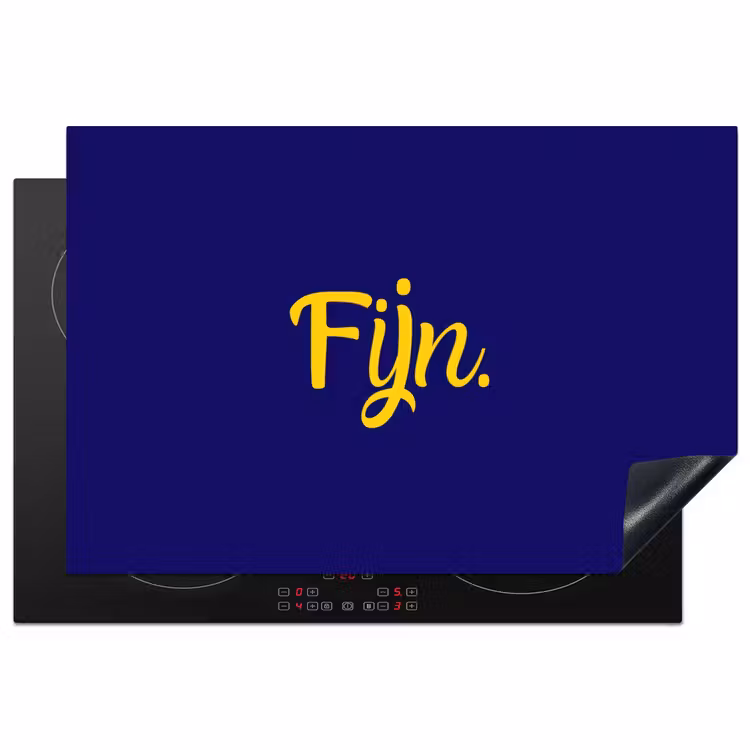 Inductie beschermer - Blauw - Geel - Fijn — 2