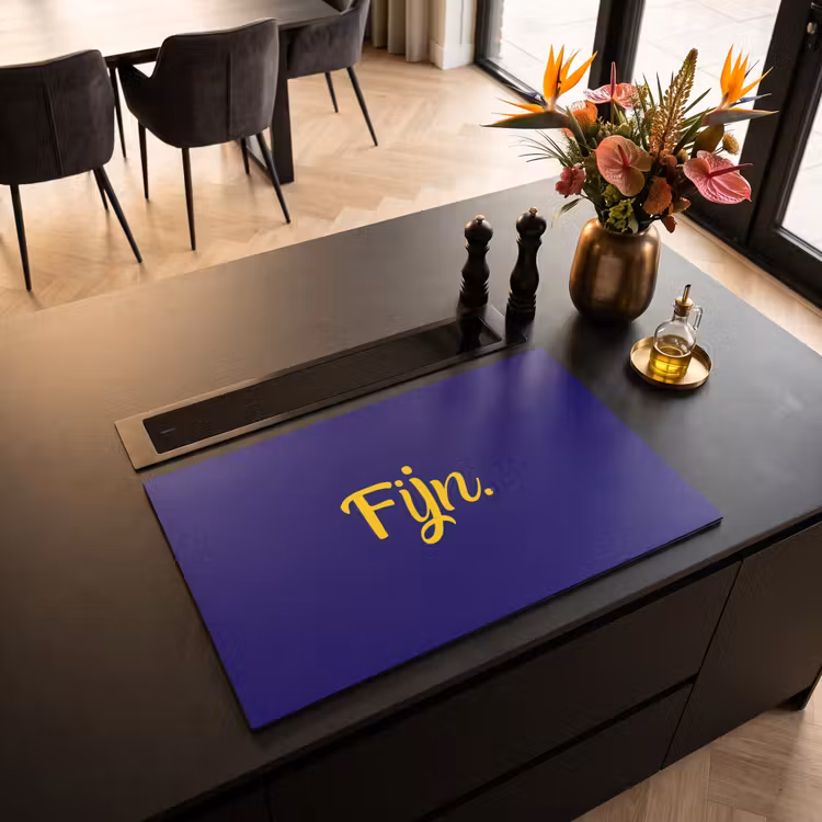Inductie beschermer - Blauw - Geel - Fijn — 3