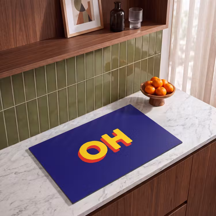 Inductie beschermer - Blauw - Geel - OH - Schaduw — 4