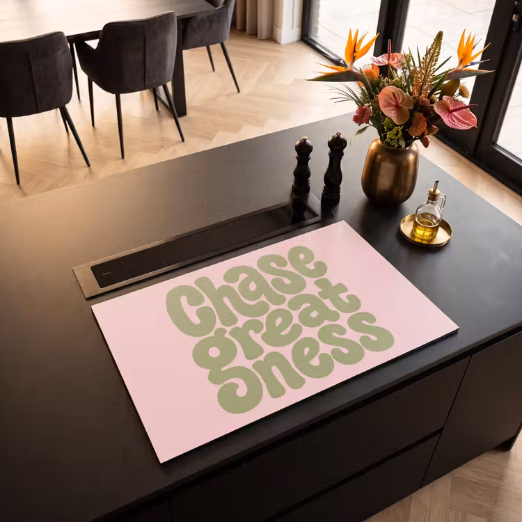 Inductie beschermer - Chase greatness - Groen - Roze - Retro — 3