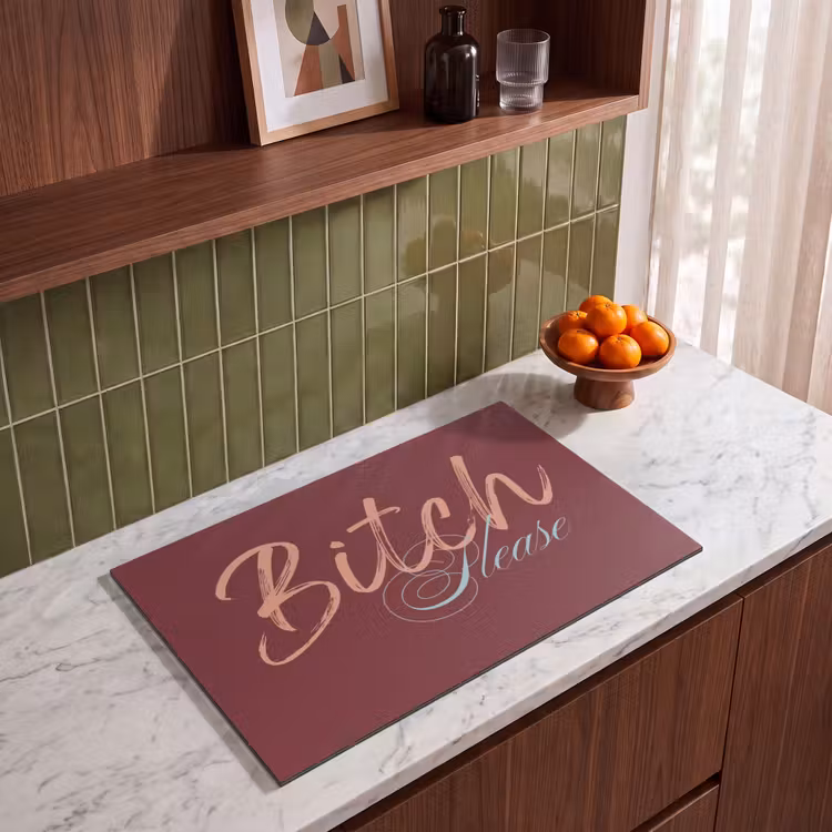Inductie beschermer - Bitch please - Rood - Blauw — 4