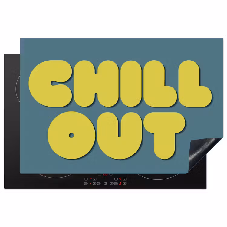 Inductie beschermer - Chill out - Geel - Blauw — 1