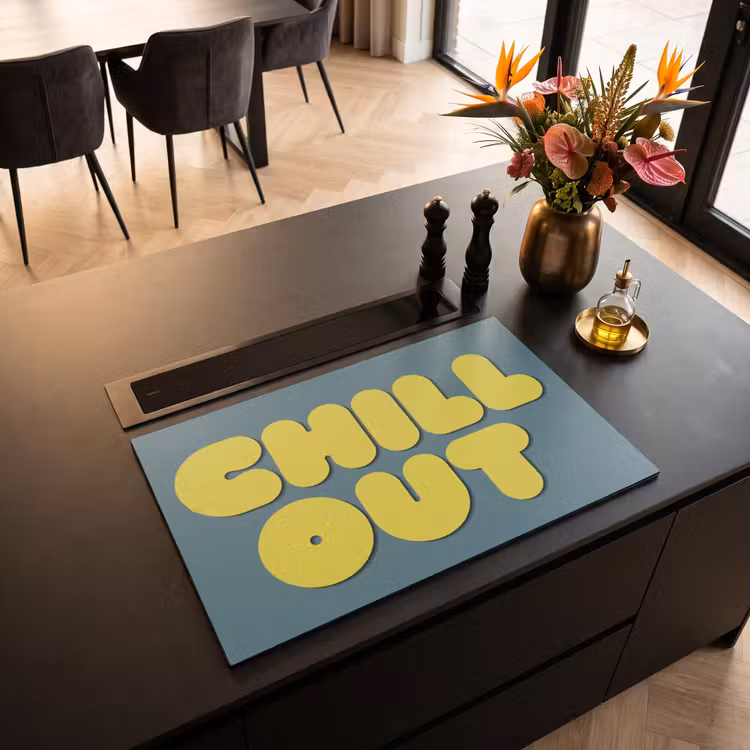 Inductie beschermer - Chill out - Geel - Blauw — 3
