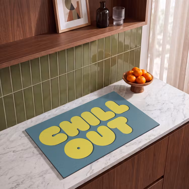 Inductie beschermer - Chill out - Geel - Blauw — 4