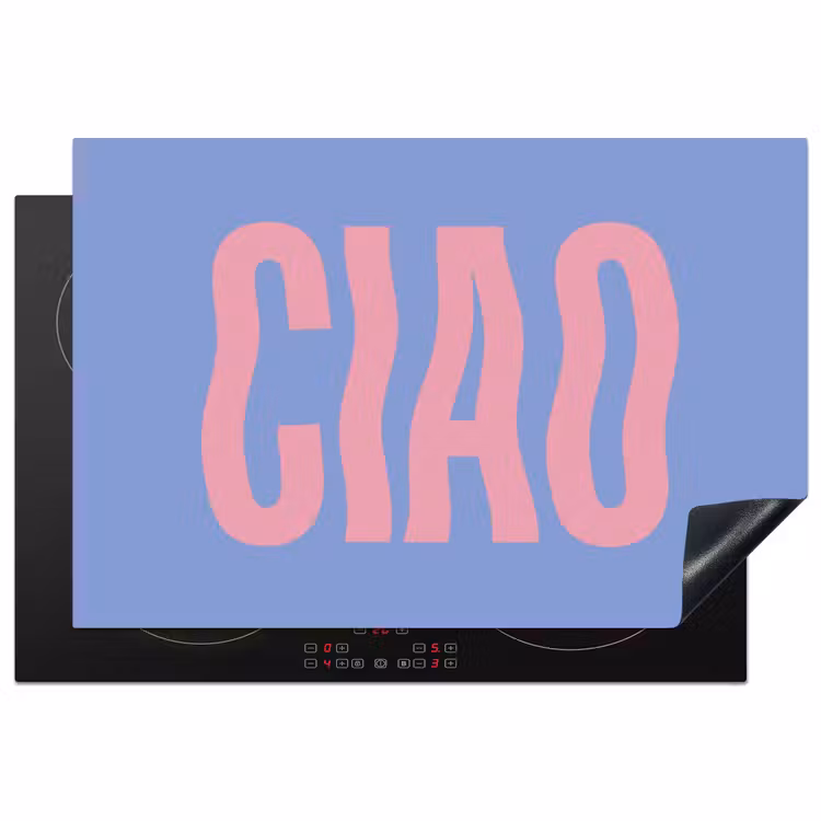 Inductie beschermer - Ciao - Roze - Blauw - Golvend — 1