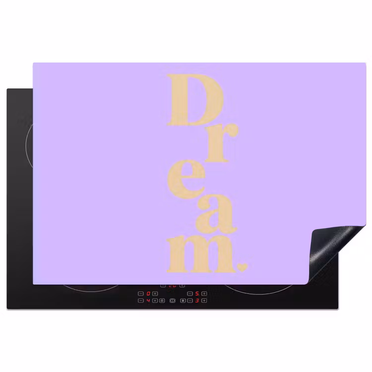 Inductie beschermer - Dream - Paars - Typografisch — 2
