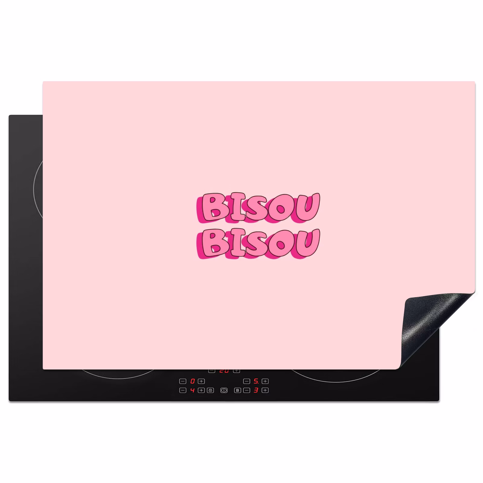 Inductie beschermer - Bisou - Roze - Schaduw — 1