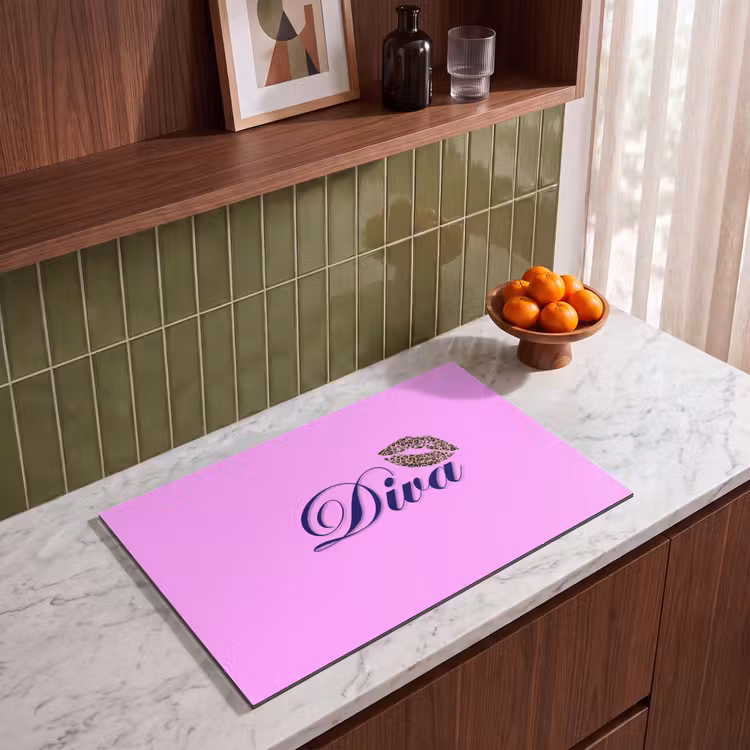 Inductie beschermer - Diva - Lip - Panterprint - Roze — 4