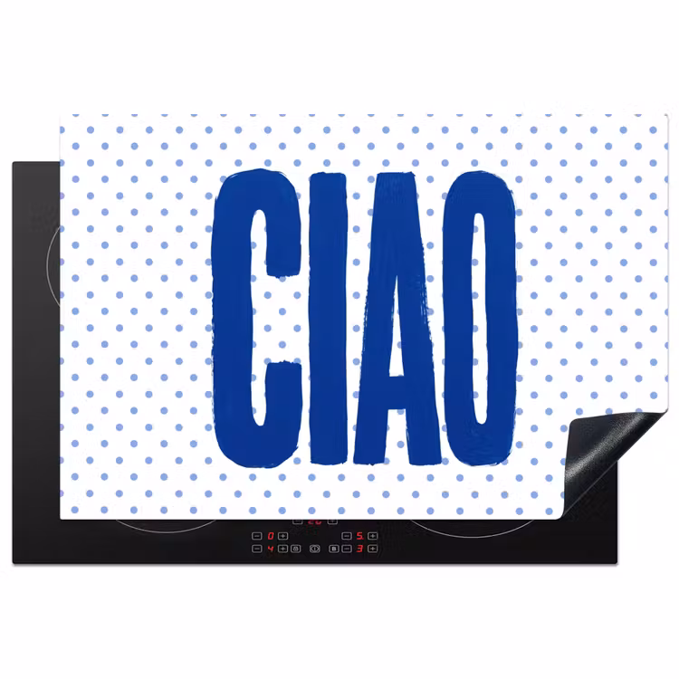 Inductie beschermer - Ciao - Blauw - Stippen — 1