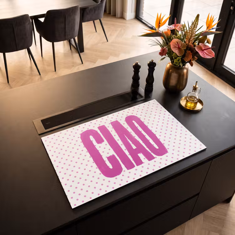 Inductie beschermer - Ciao - Stippen - Roze - Wit — 3
