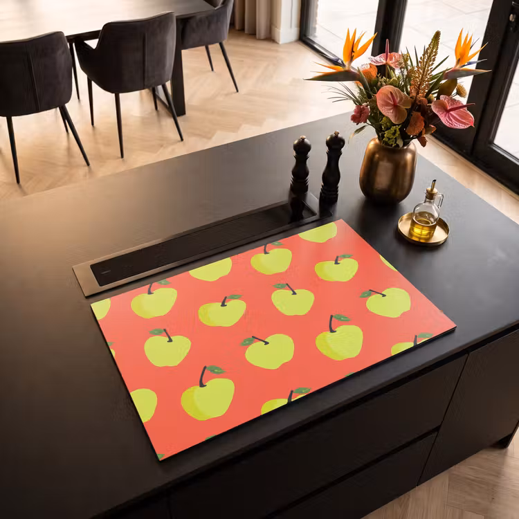 Inductie beschermer - Appels - Modern - Groen — 3