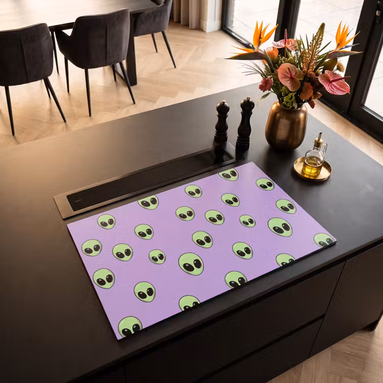 Inductie beschermer - Alien - Retro - Lila — 3