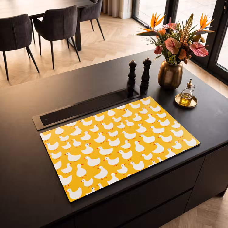 Inductie beschermer - Eendjes - Patroon - Geel — 3