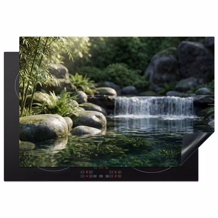 Inductie beschermer - Beek - Waterval - Natuur - Groen — 2