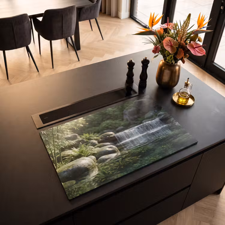 Inductie beschermer - Beek - Waterval - Natuur - Groen — 3