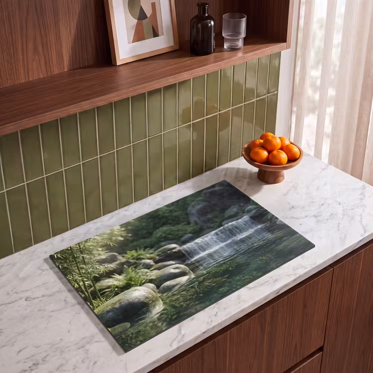 Inductie beschermer - Beek - Waterval - Natuur - Groen — 4