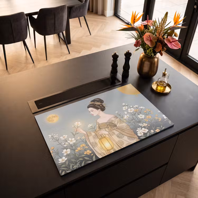 Inductie beschermer - Aziatisch - Vrouw - Kimono — 3