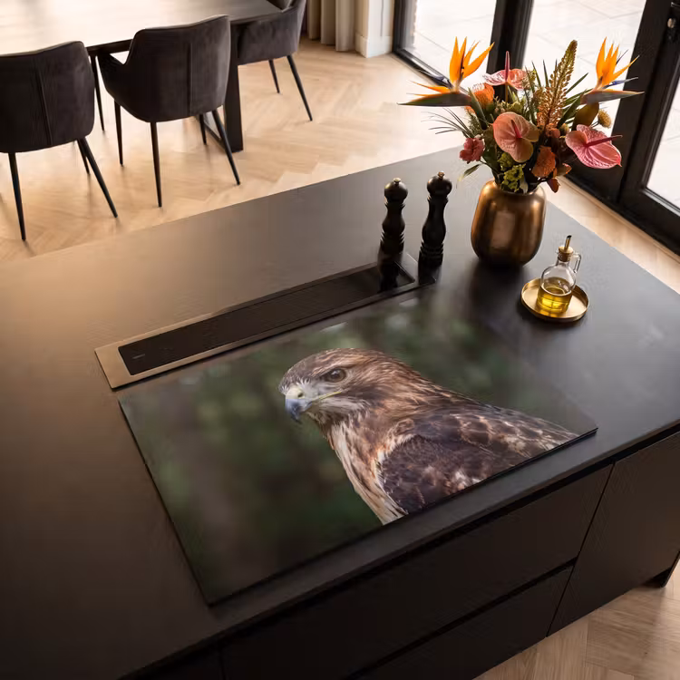 Inductie beschermer - Buizerd - Roofvogel - Natuur - Bruin — 3